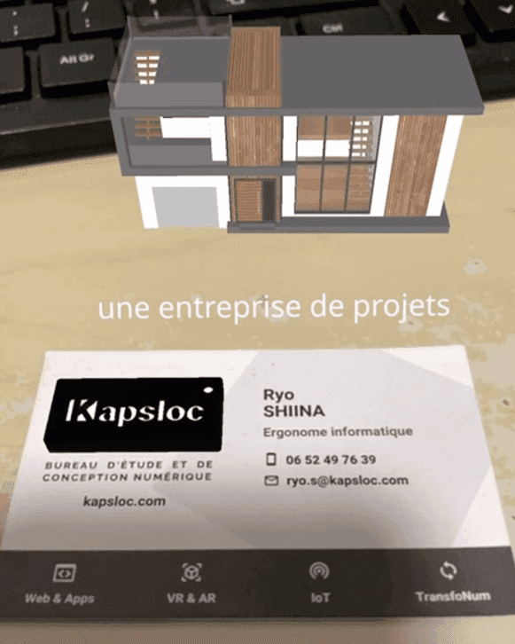 Carte de visite WebAR - 2