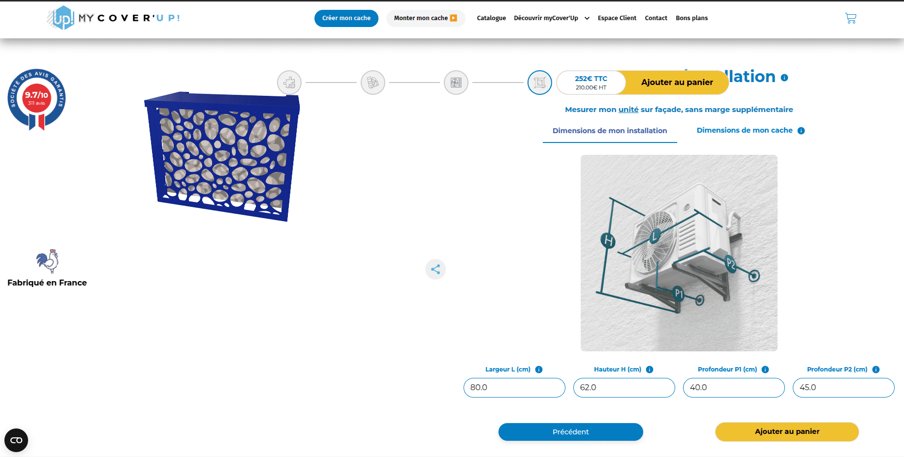 MyCover'Up - Configurateur web 3D - 1