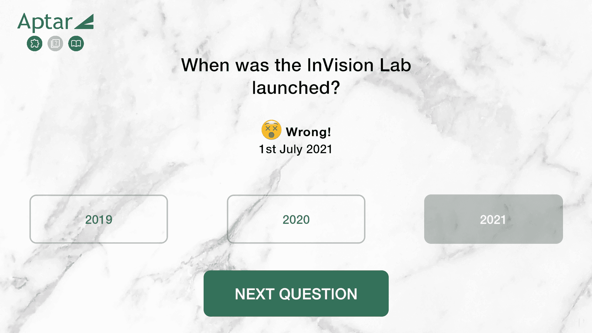 Aptar - App mini-jeux, livre d'or et photobooth - 4