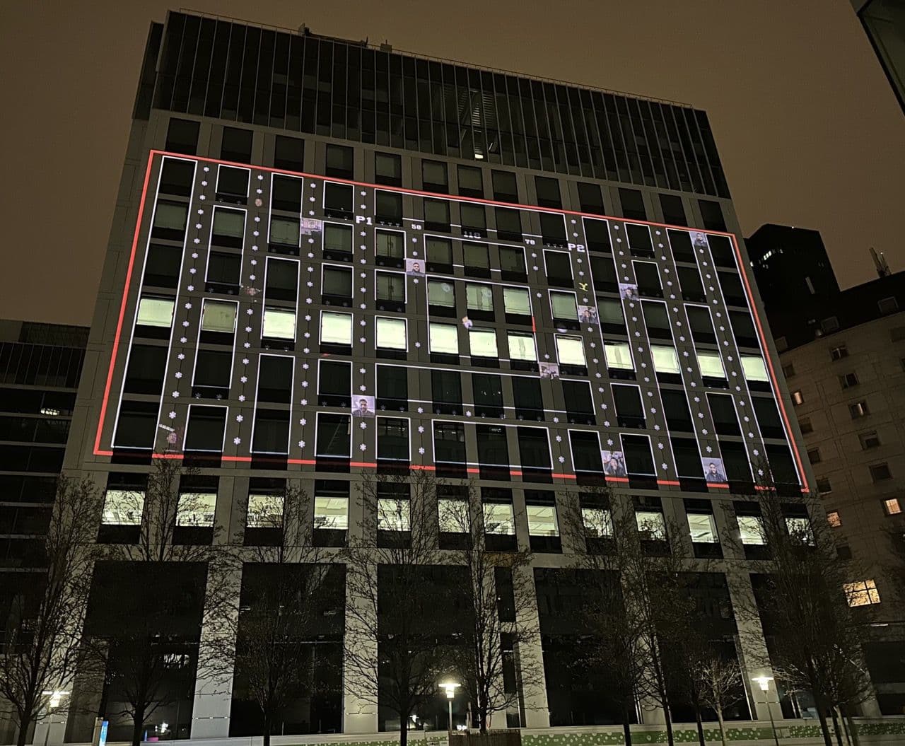 Lightwell - Jeu vidéo mural géant